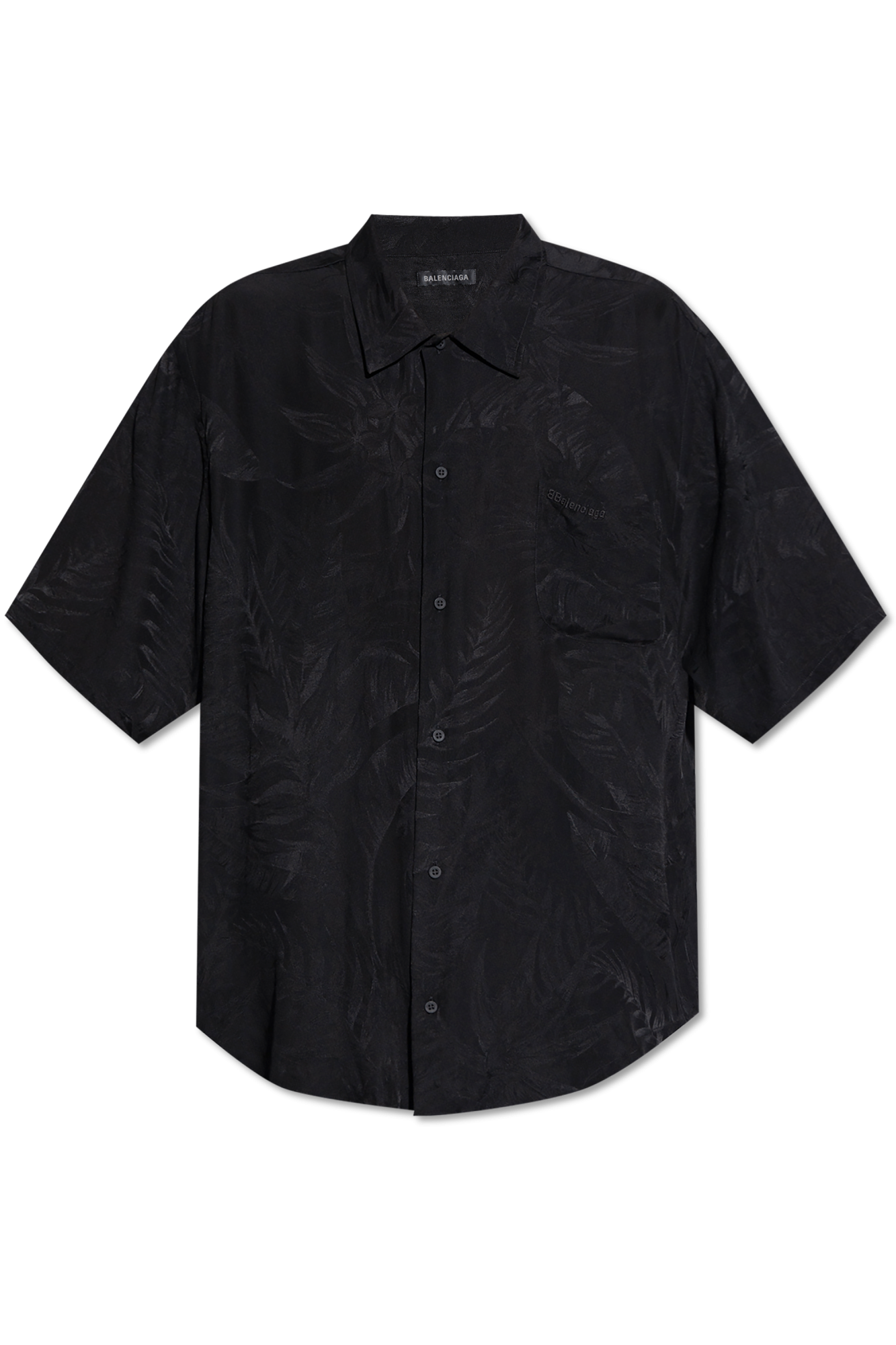 BALENCIAGA. SILK ブラック ブラウス 40